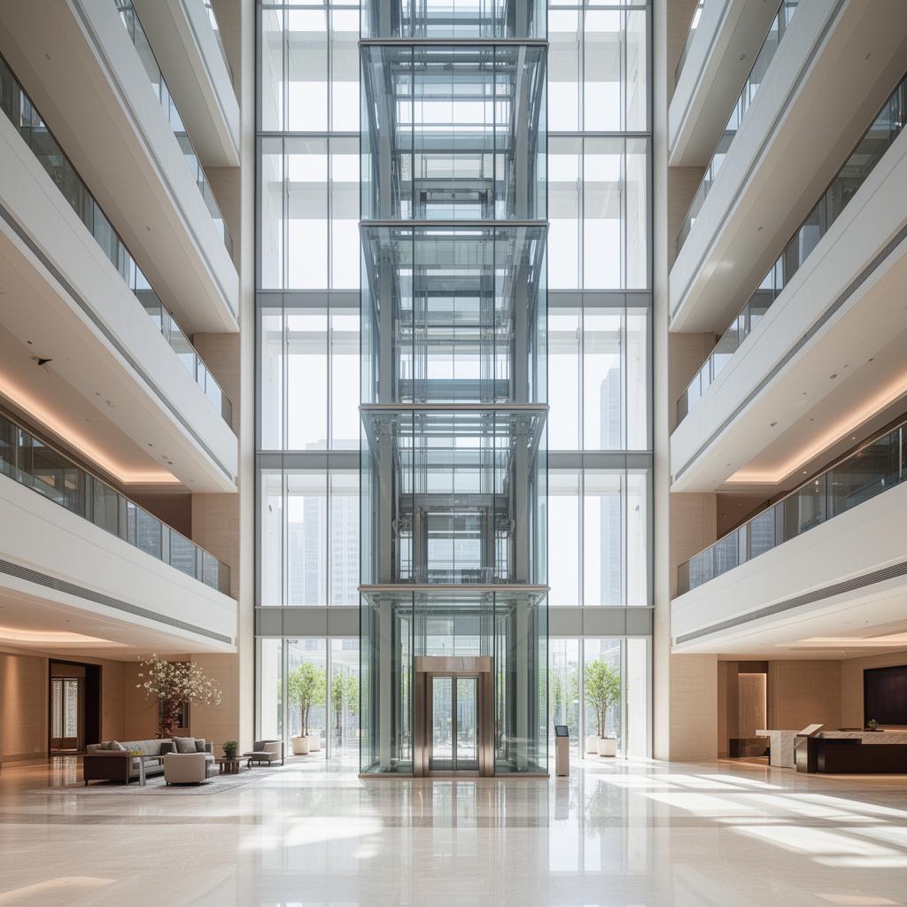 Modern passenger elevator by Linkwel Engineers - lift manufacturers in India